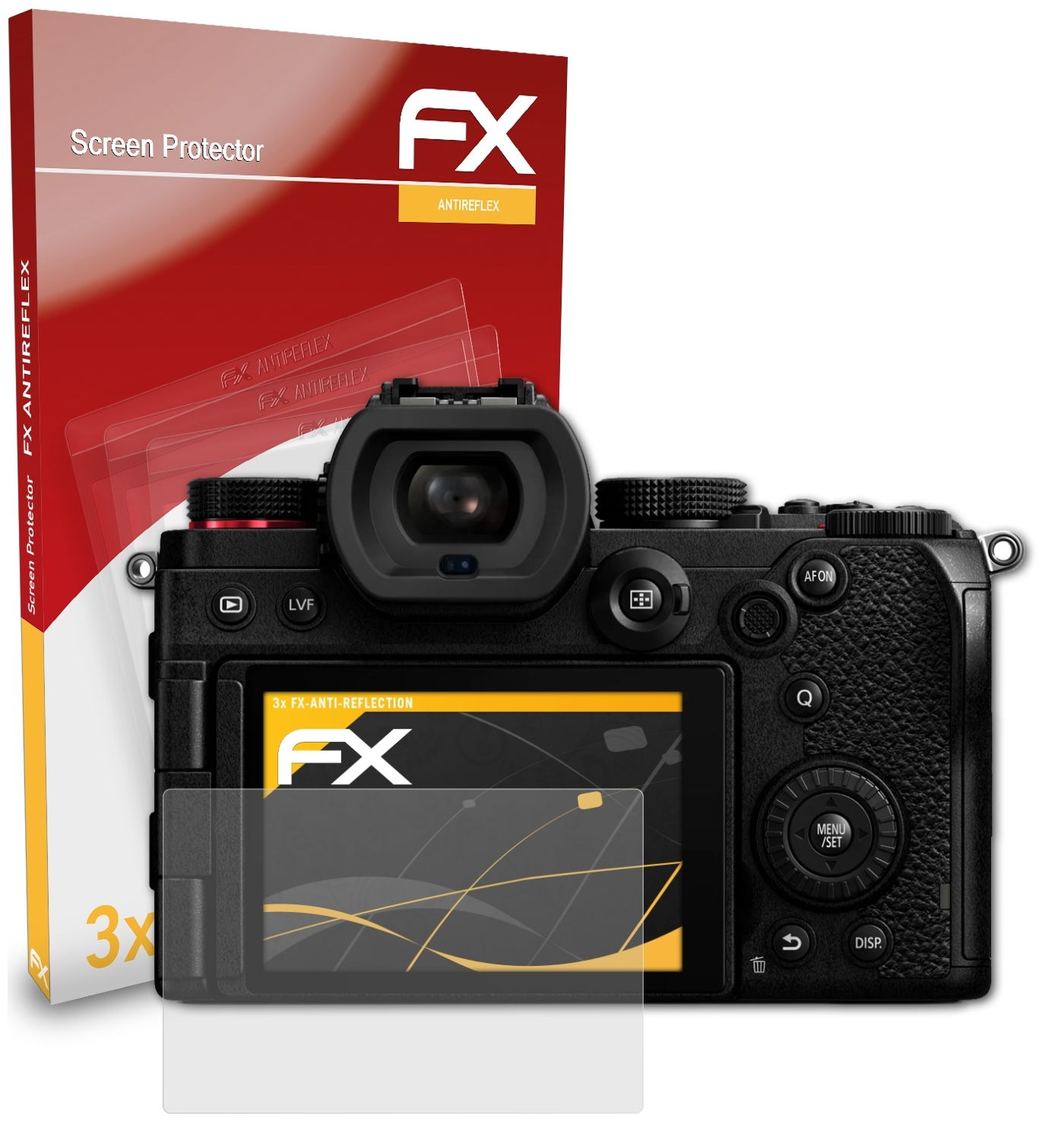 3x Lumix FX-Antireflex Displayschutz(für ATFOLIX DC-S5) Panasonic