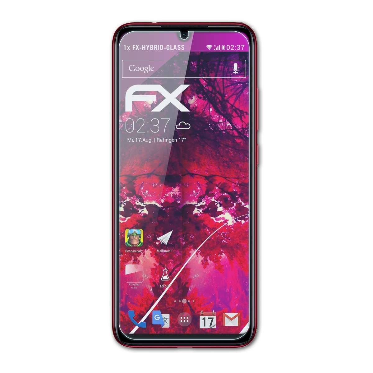 ATFOLIX FX-Hybrid-Glass Note Schutzglas(für Redmi 7) Xiaomi