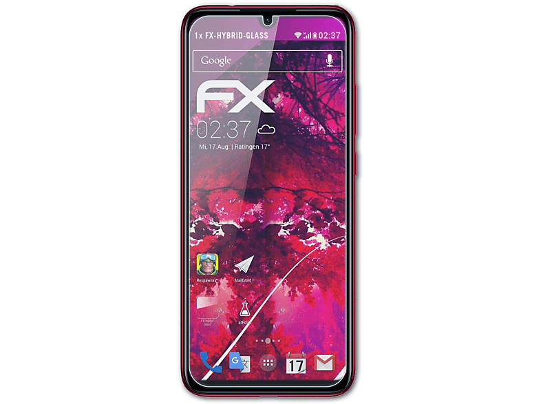 ATFOLIX FX-Hybrid-Glass Schutzglas(für Xiaomi Redmi Note 7)