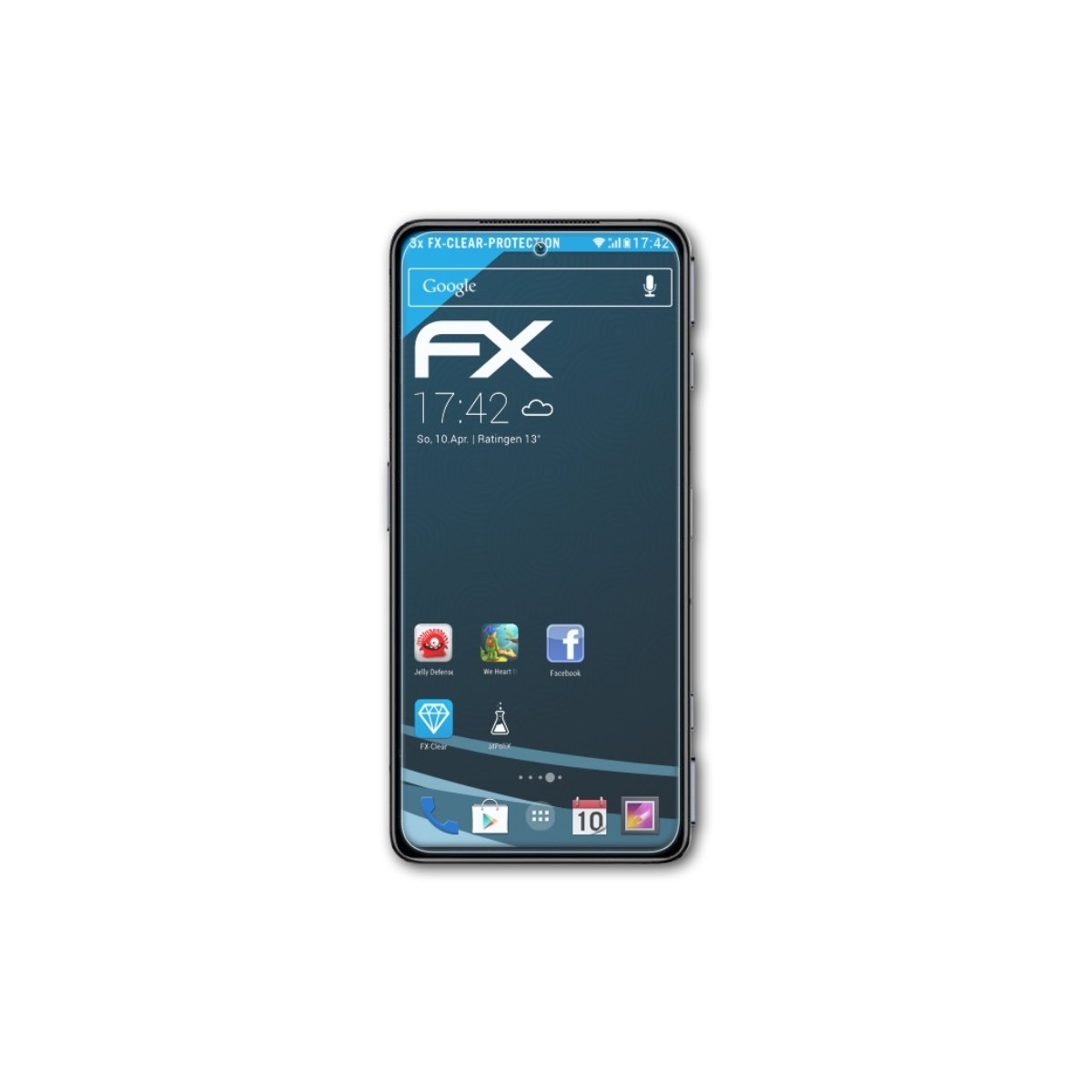 FX-Clear Xiaomi Black Displayschutz(für Pro) 3x ATFOLIX Shark 4S