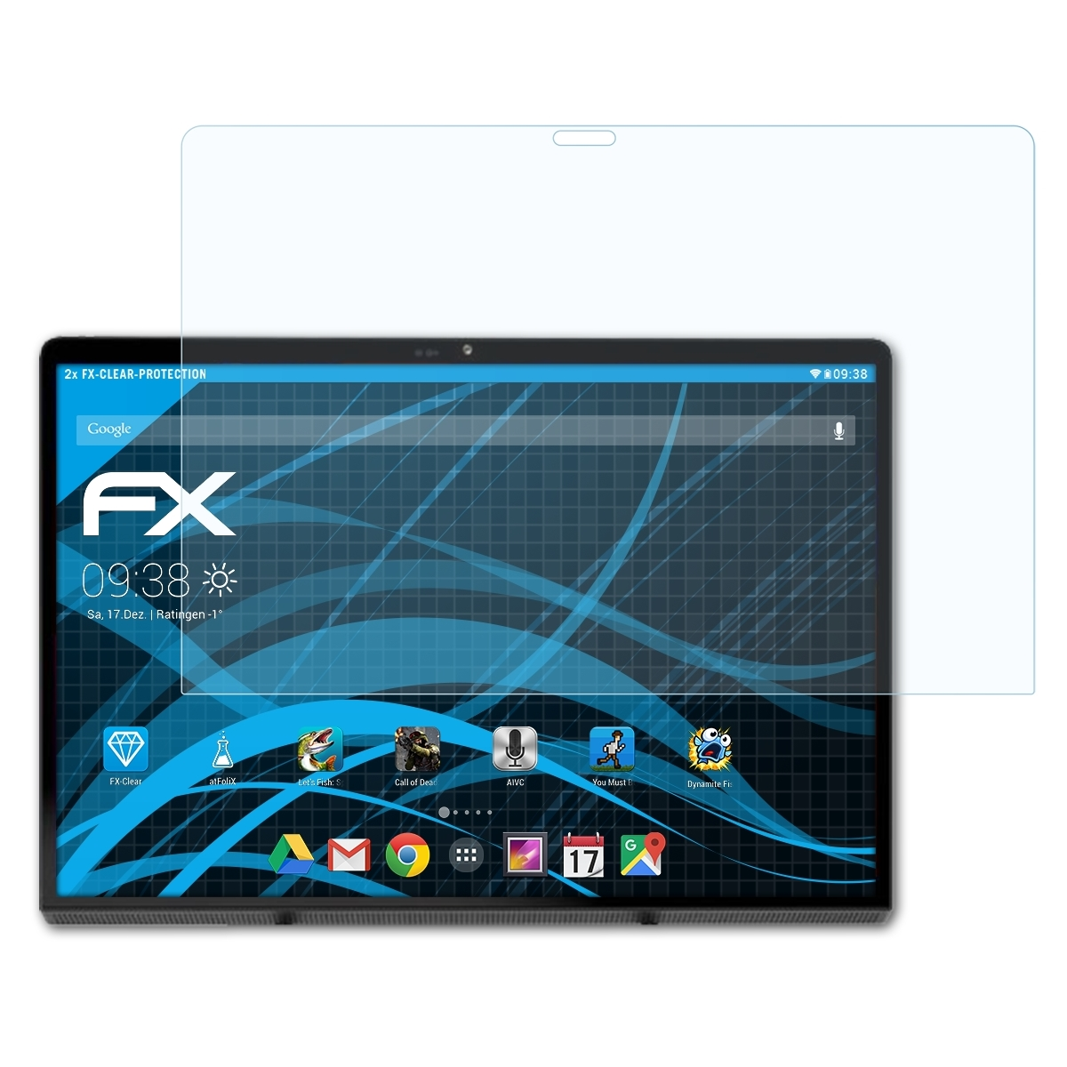 13) Yoga Lenovo ATFOLIX FX-Clear 2x Pad Displayschutz(für Pro