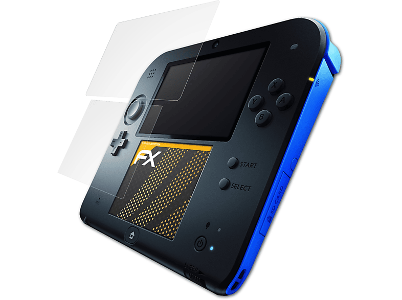 Displayschutz(für 3x Nintendo ATFOLIX 2DS) FX-Antireflex