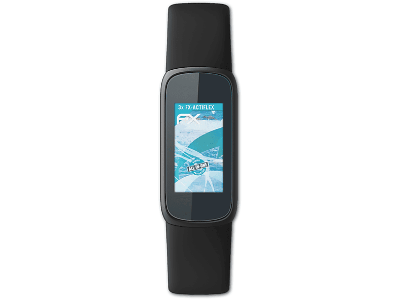 ATFOLIX 3x FX-ActiFleX Displayschutz(für Fitbit Luxe)