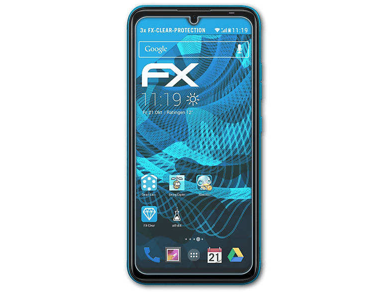 FX-Clear 3x Displayschutz(für Tecno 5) Pop ATFOLIX