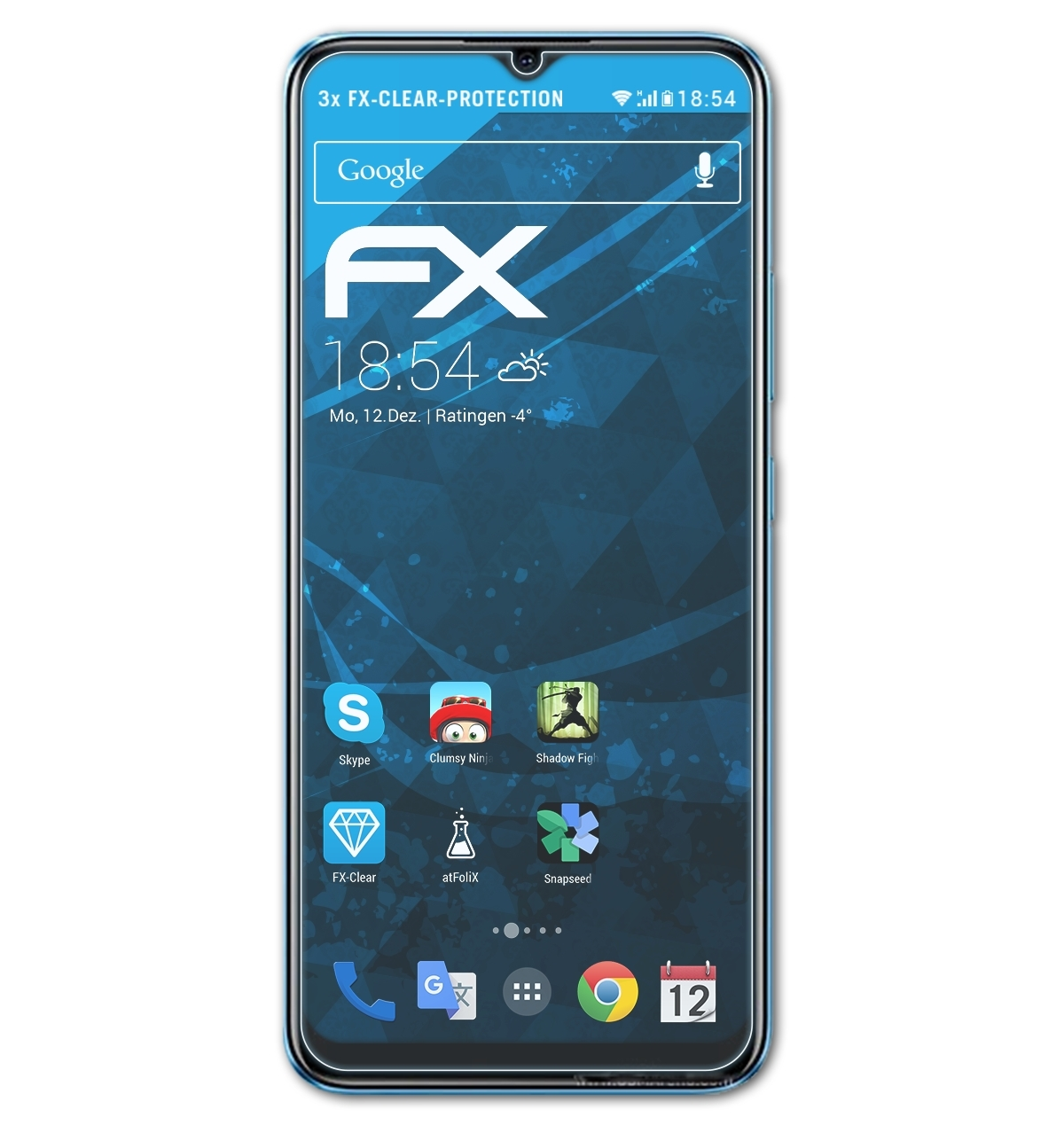 3x C20) Realme FX-Clear ATFOLIX Displayschutz(für