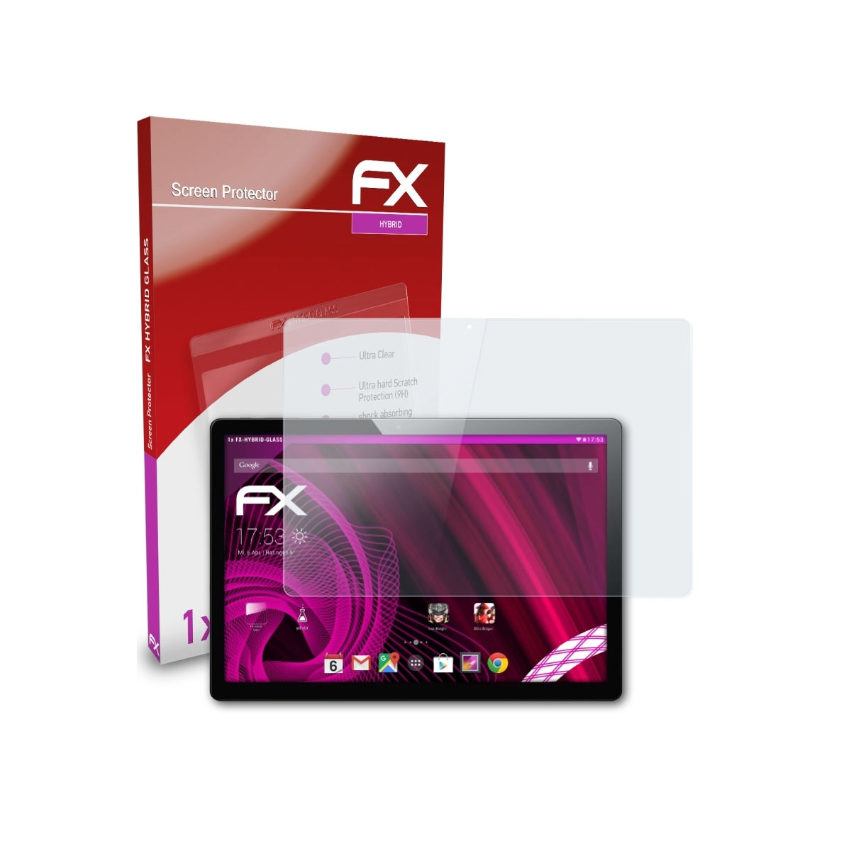 FX-Hybrid-Glass ATFOLIX M3) Alldocube Power Schutzglas(für