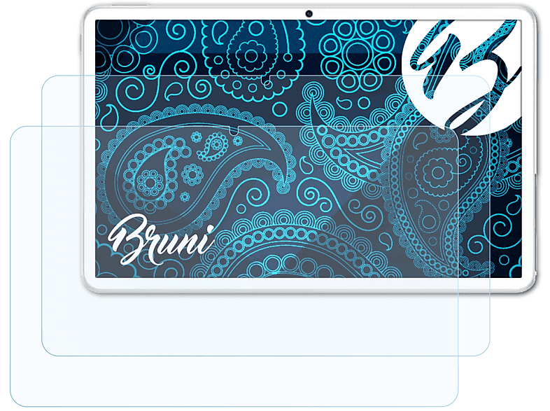 BRUNI 2x Basics-Clear MatePad (2020)) Schutzfolie(für Huawei