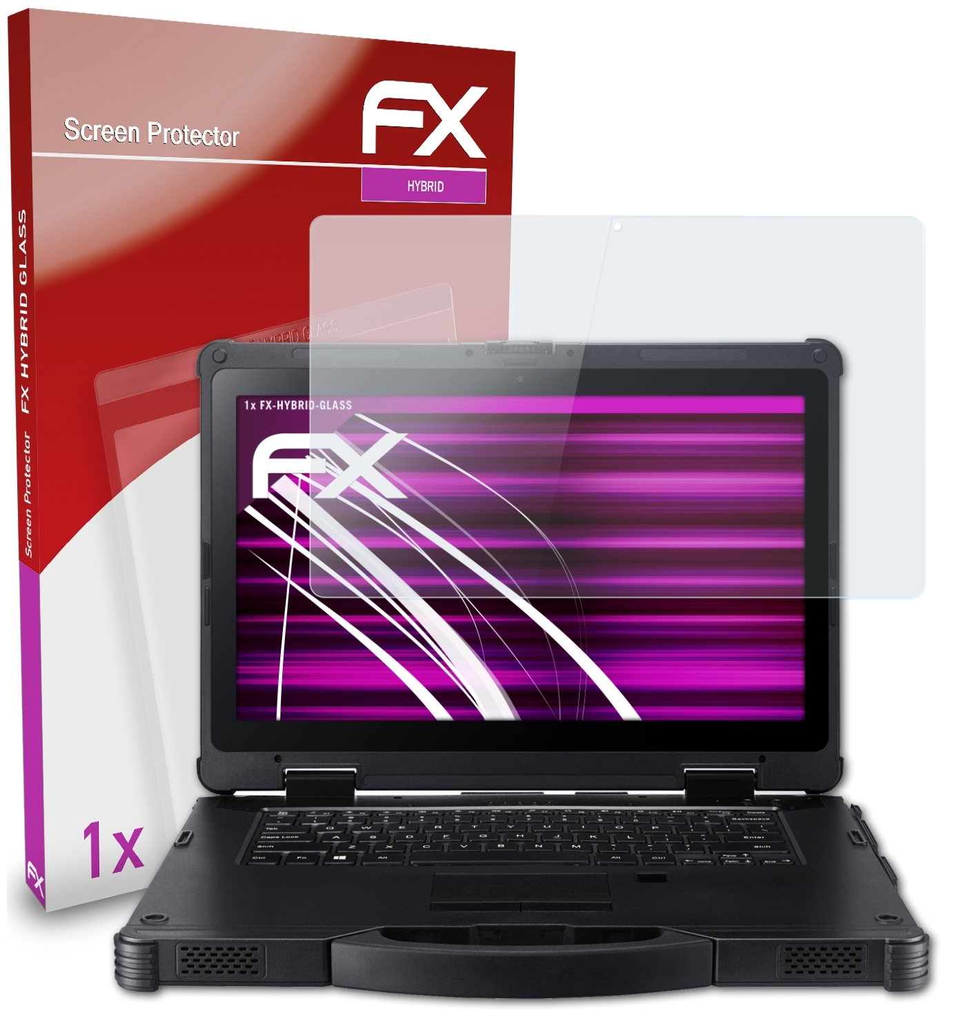 ATFOLIX FX-Hybrid-Glass Schutzglas(für Enduro (EN714-51W)) N7 Acer