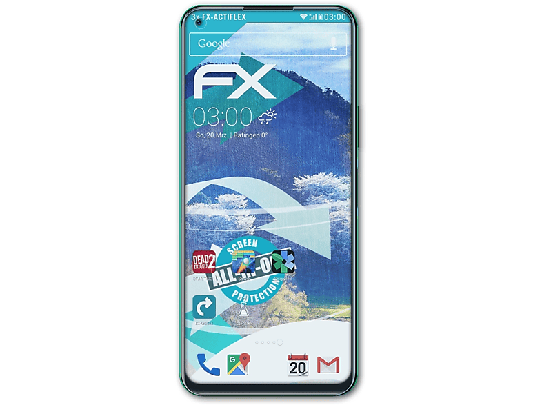 ATFOLIX 3x FX-ActiFleX Displayschutz(für Infinix Note 7)