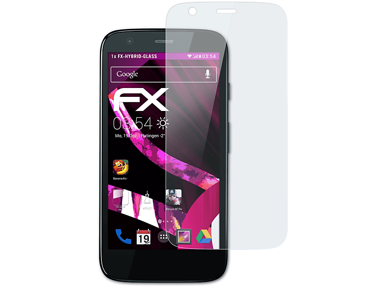 ATFOLIX FX-Hybrid-Glass Schutzglas(für Motorola Moto G (1. Generation 2013)) | Displayschutzfolien & Gläser