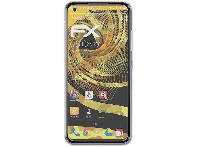ATFOLIX 3x FX-Antireflex Displayschutz(für 8) Asus Zenfone