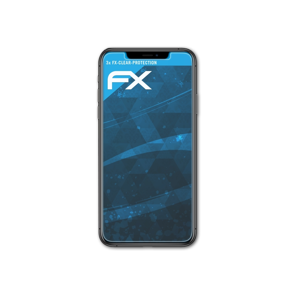 ATFOLIX 3x FX-Clear Displayschutz(für Apple iPhone Max) Pro 11