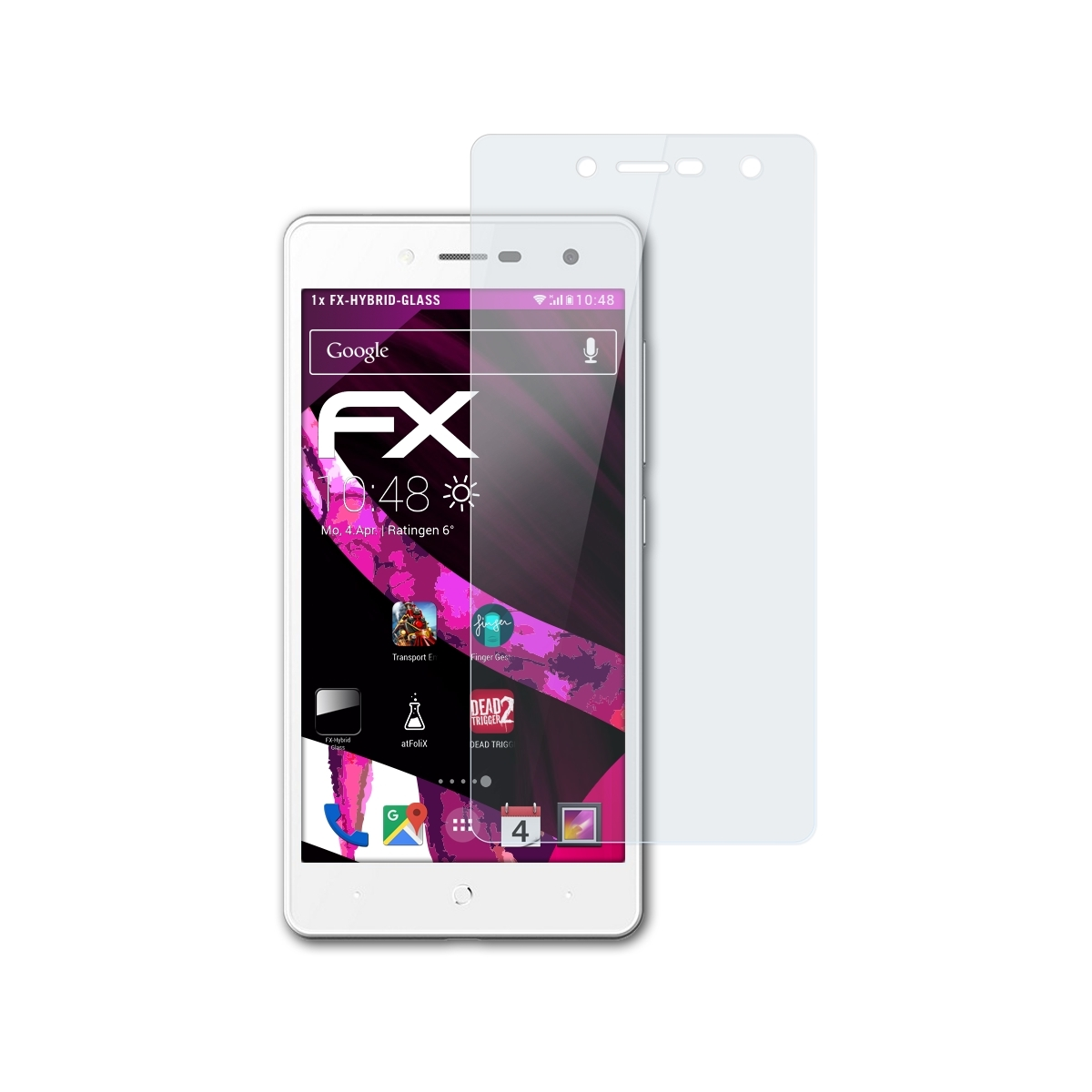 FX-Hybrid-Glass ATFOLIX ZTE Schutzglas(für Blade L7)