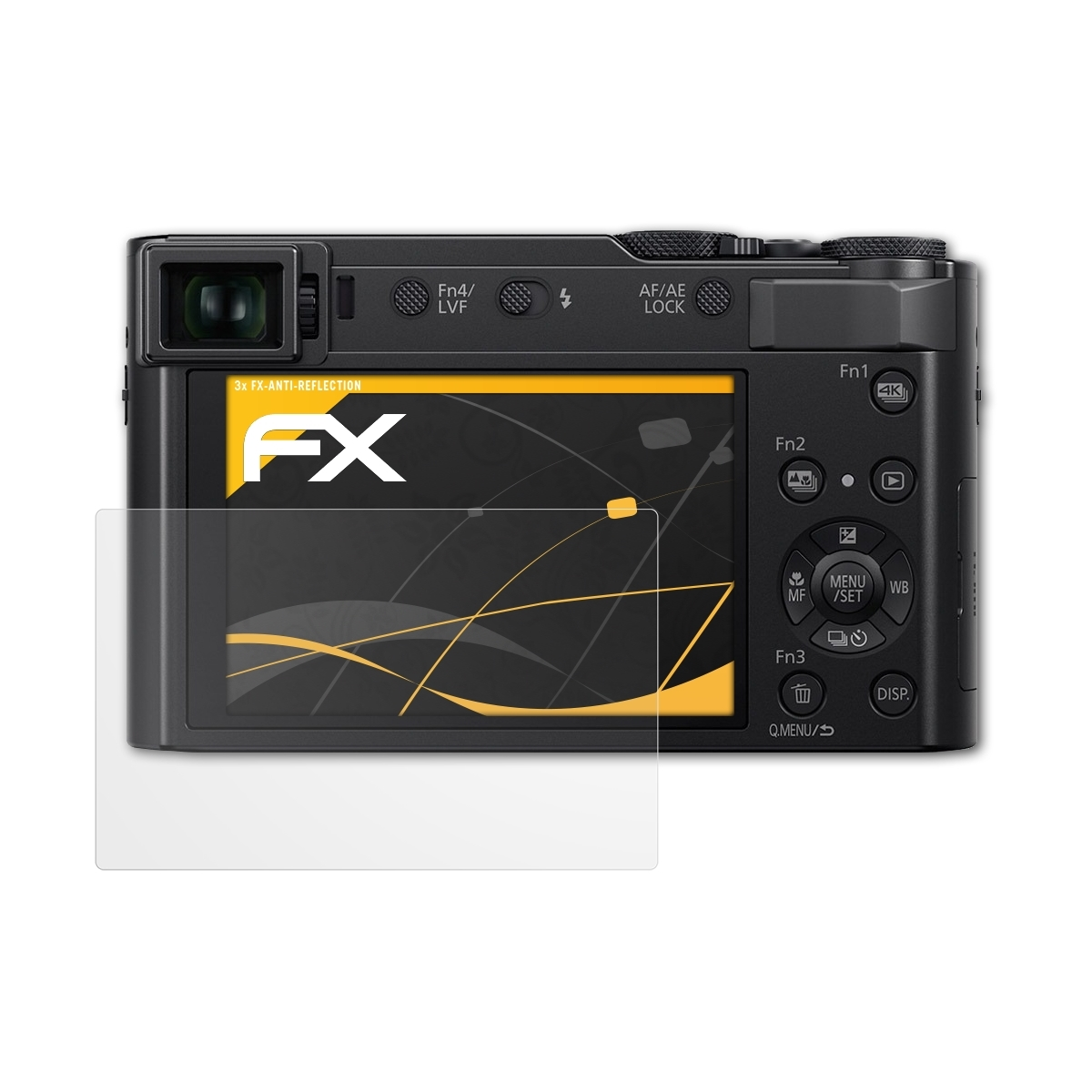 ATFOLIX 3x FX-Antireflex Panasonic Displayschutz(für DC-TZ220) Lumix