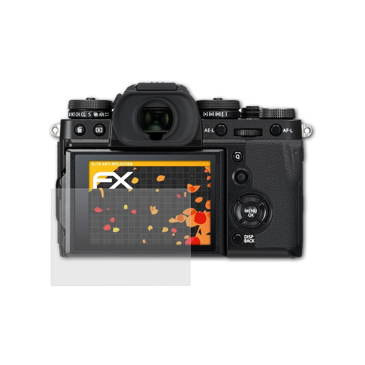 ATFOLIX FX-Antireflex 3x Fujifilm X-T3) Displayschutz(für