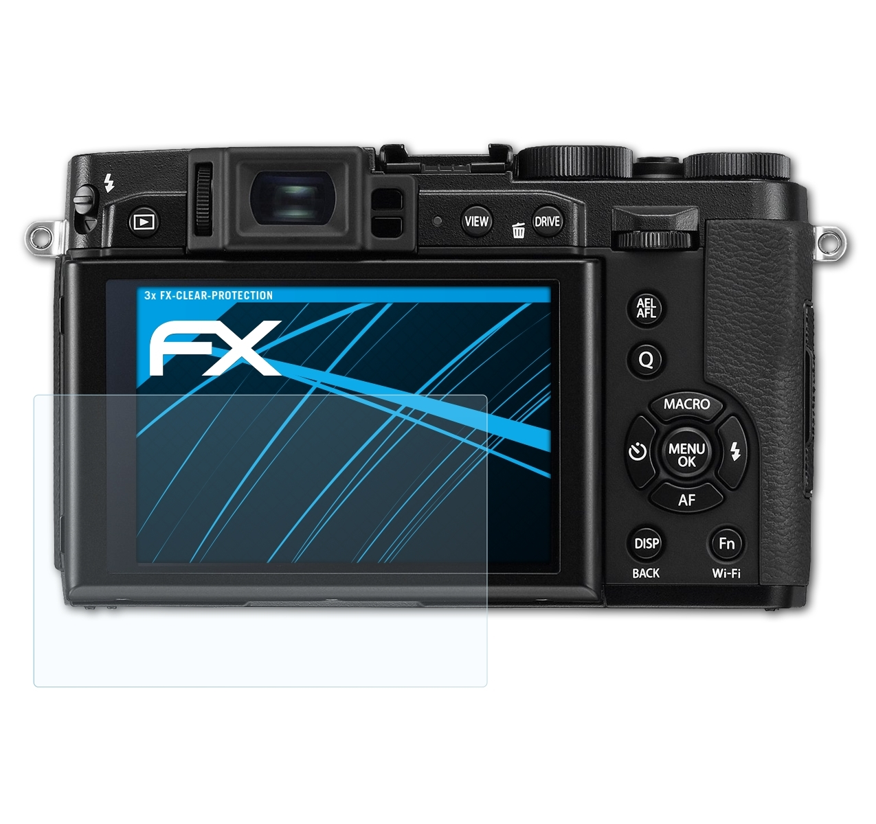 3x ATFOLIX Fujifilm X30) Displayschutz(für FX-Clear