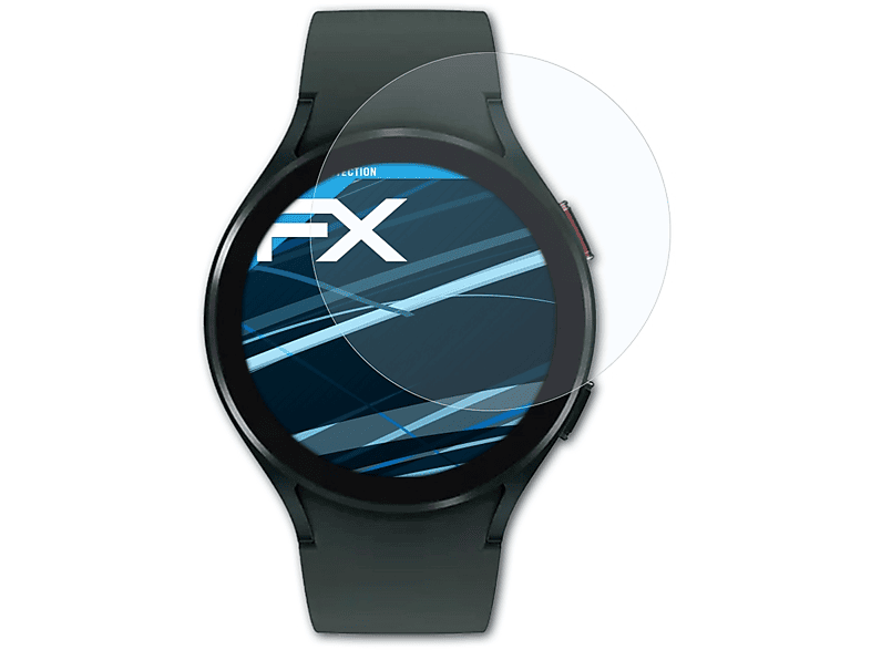 ATFOLIX 3x FX-Clear Displayschutz(für Samsung Galaxy Watch 4 (44mm))
