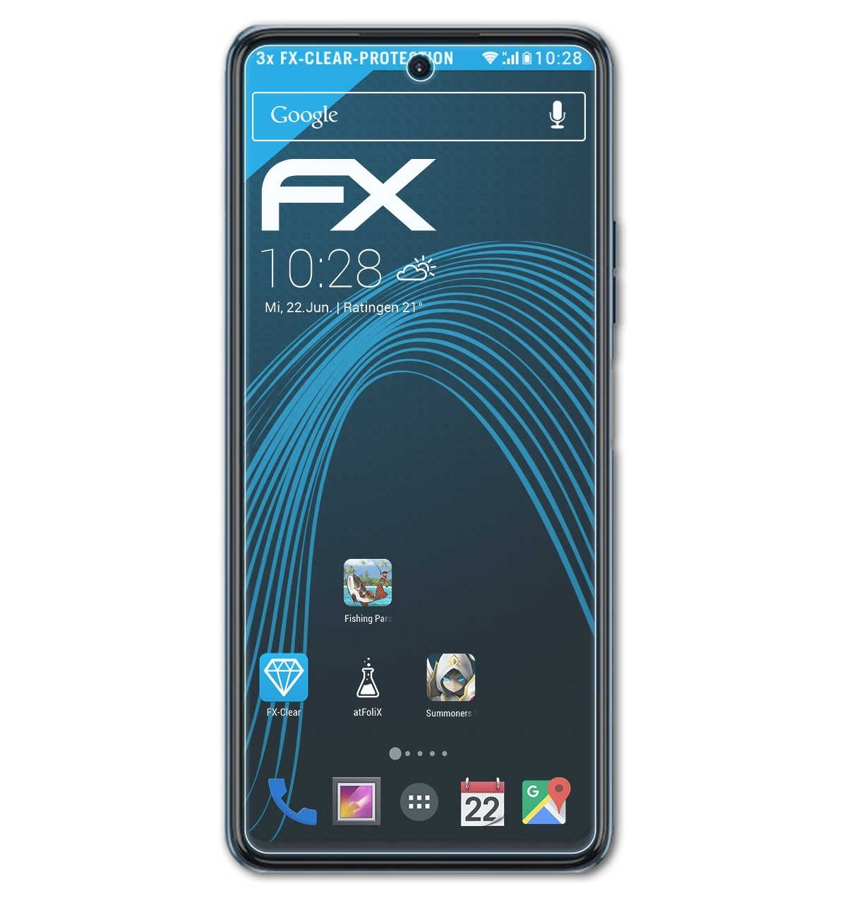 17 Tecno Displayschutz(für FX-Clear Pro) Camon 3x ATFOLIX