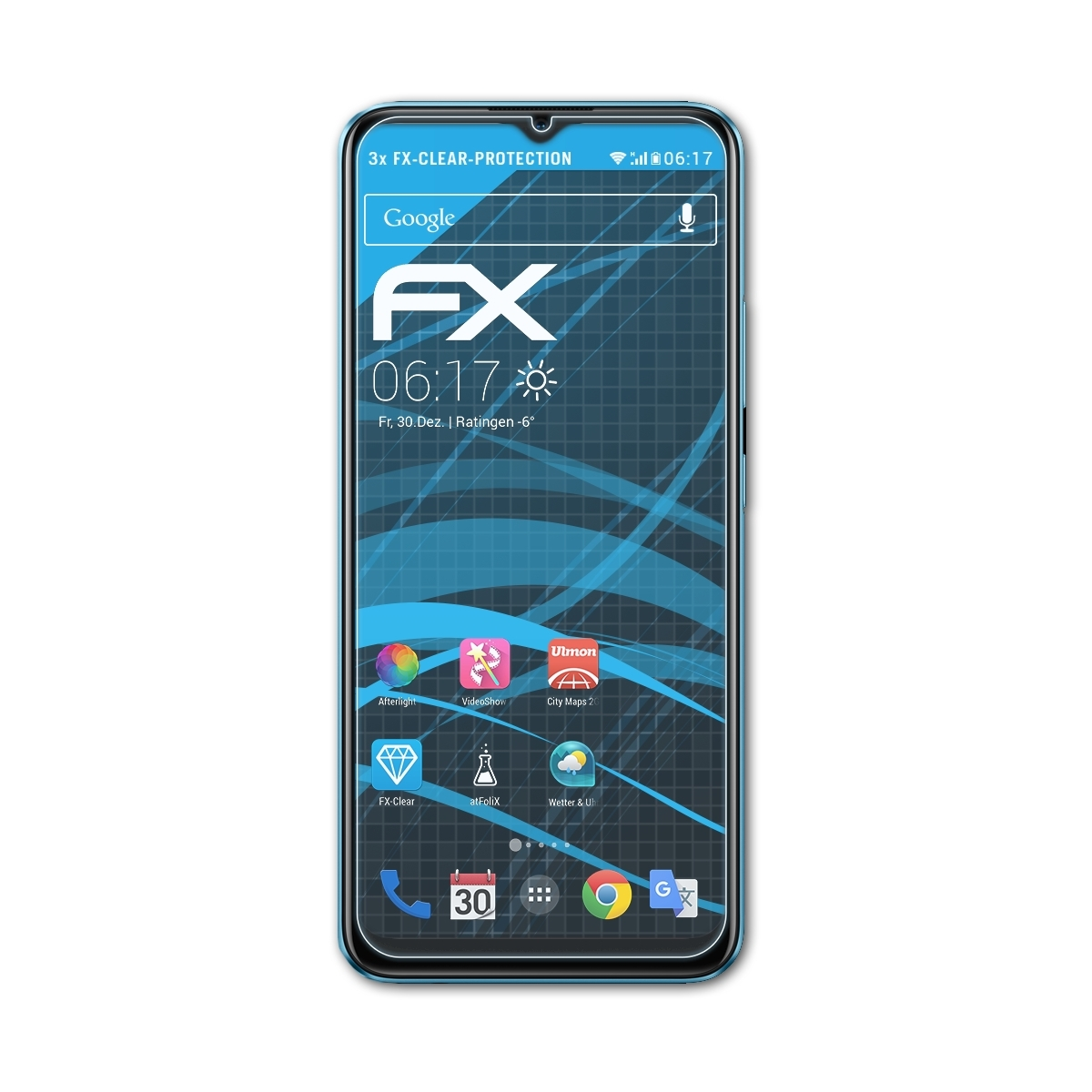 ATFOLIX 3x FX-Clear C21) Realme Displayschutz(für