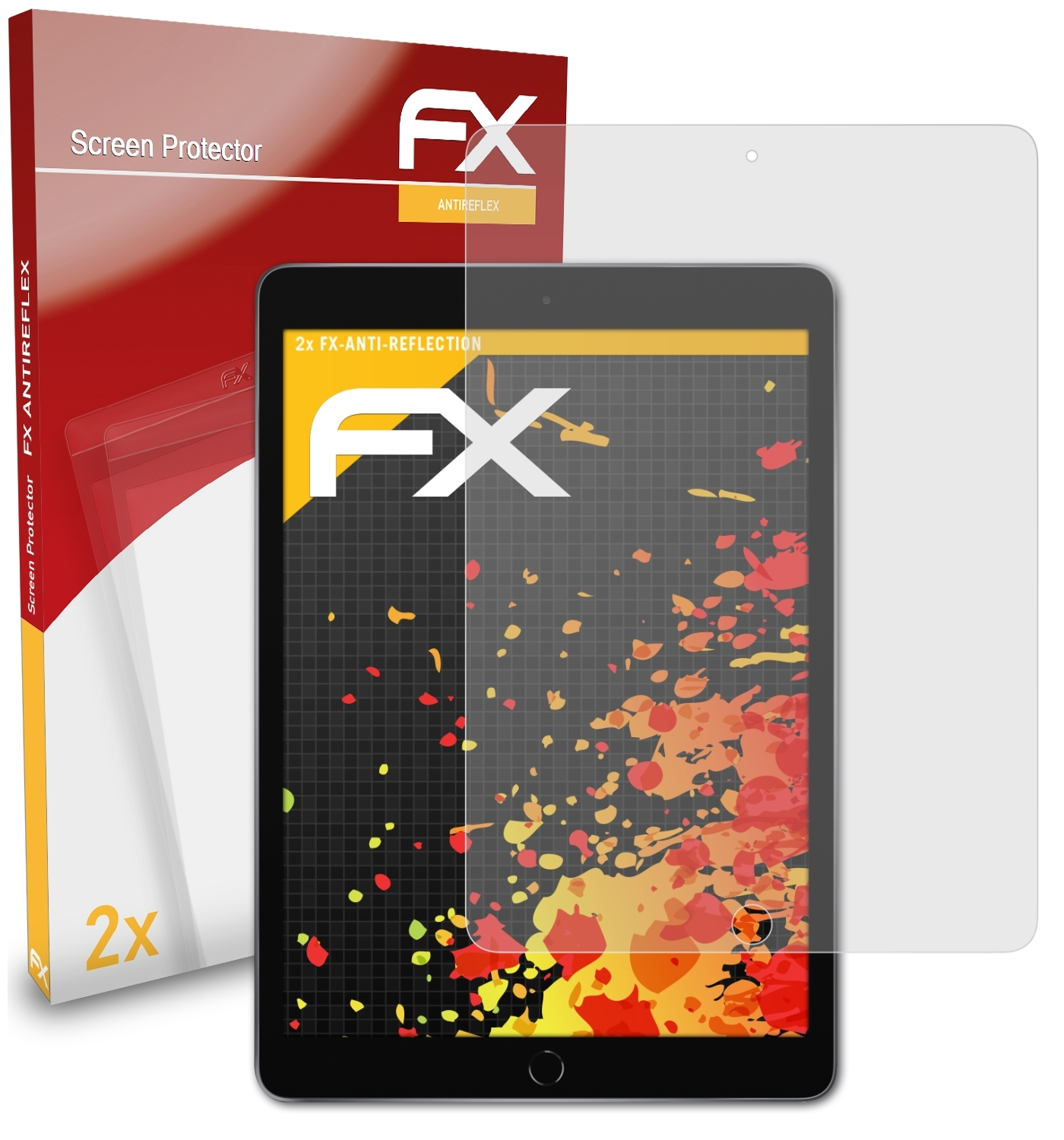 ATFOLIX 2x FX-Antireflex Displayschutz(für iPad (2020)) Apple
