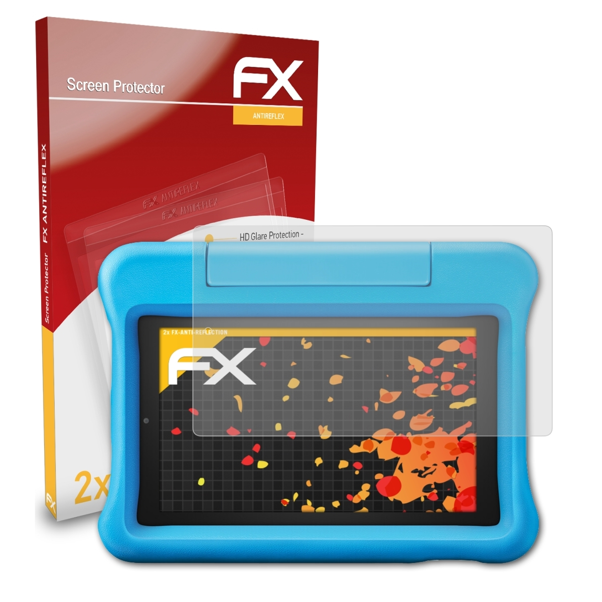 ATFOLIX 2x 2019)) 7 (Model Kids FX-Antireflex Edition Displayschutz(für Fire Amazon