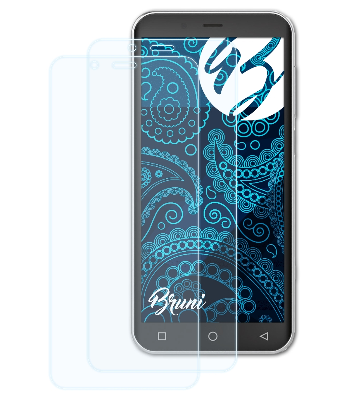 Basics-Clear BRUNI 2x Smart.4) Schutzfolie(für Emporia