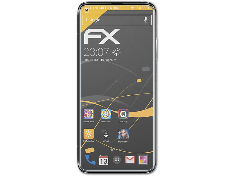 ATFOLIX 3x FX-Antireflex Displayschutz(für 10T) Mi Xiaomi