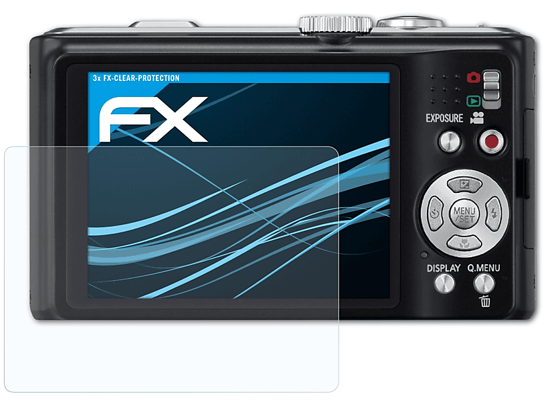 Displayschutz(für Panasonic DMC-TZ10) FX-Clear 3x ATFOLIX Lumix