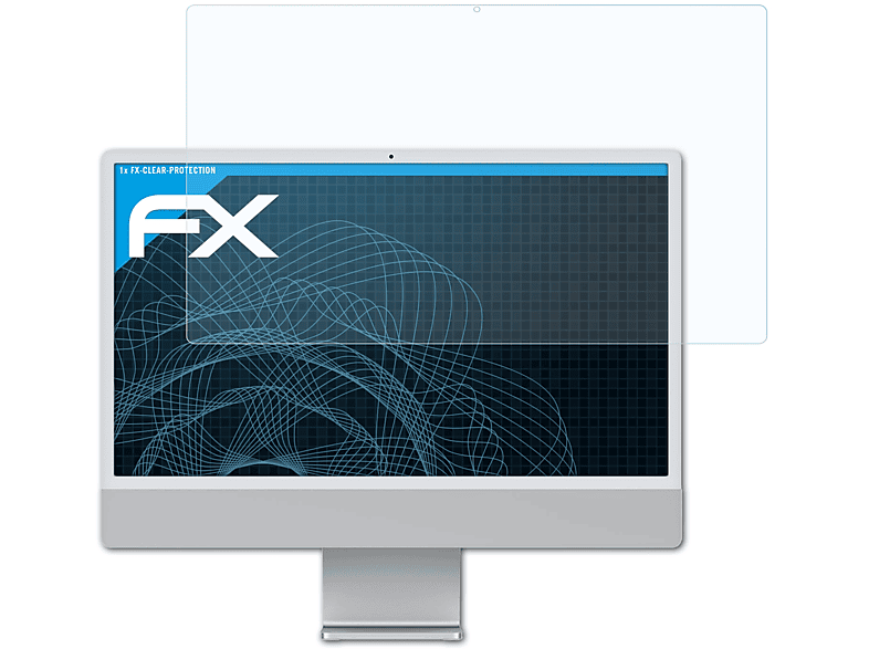 ATFOLIX FX-Clear Displayschutz(für Apple iMac 24 (2021))