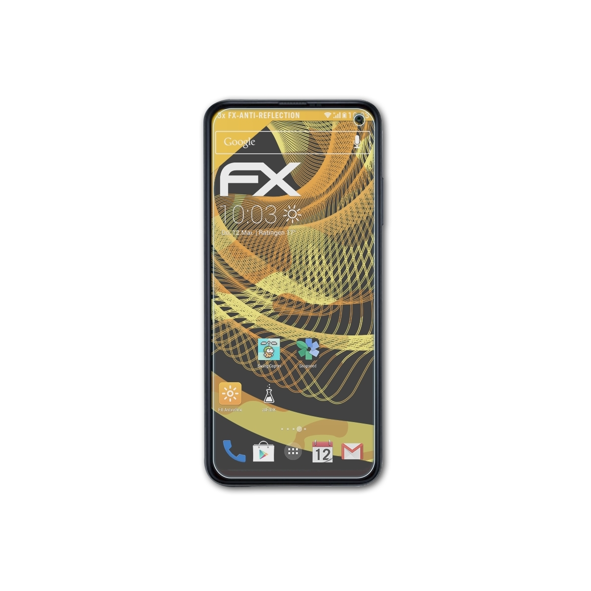 ATFOLIX FX-Antireflex Galaxy F52) 3x Displayschutz(für Samsung