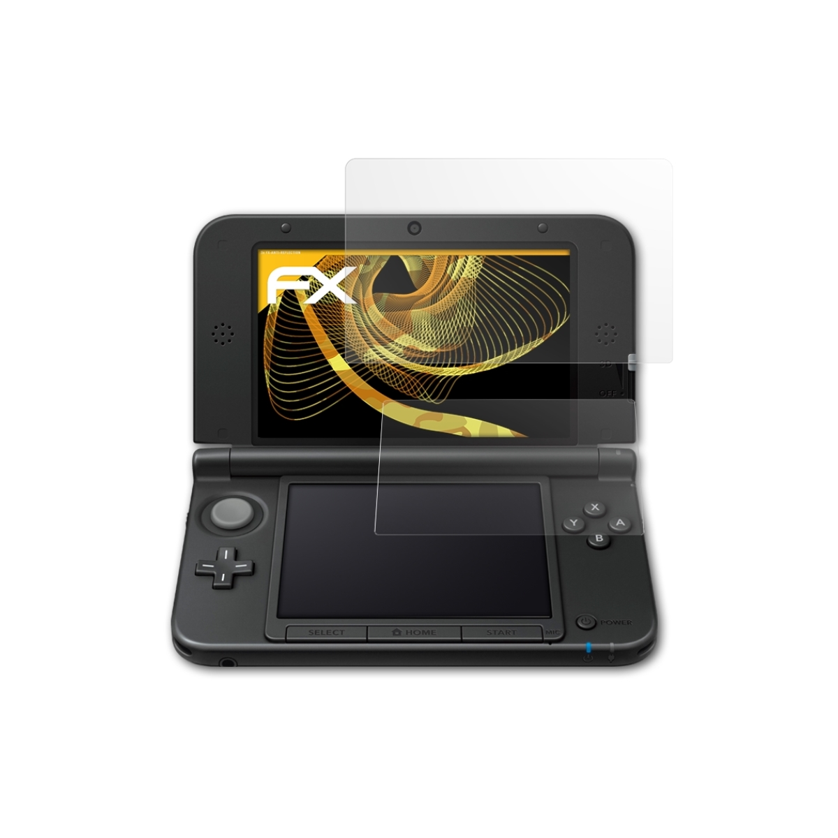 ATFOLIX 3x FX-Antireflex Displayschutz(für XL 3DS (2012)) Nintendo