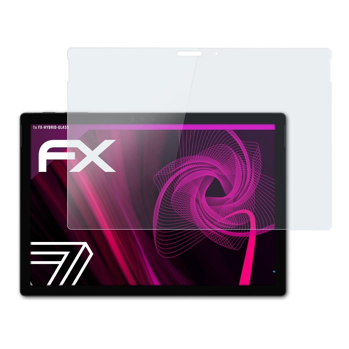 ATFOLIX FX-Hybrid-Glass Surface Microsoft Pro 6) Schutzglas(für