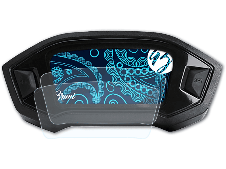 BRUNI 2x Basics-Clear Schutzfolie(für Honda CBR 600 F/RR)