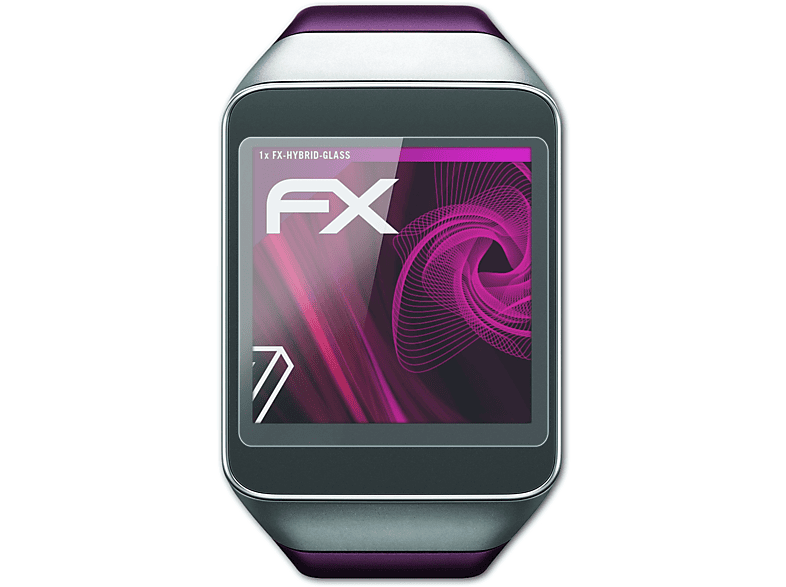 ATFOLIX FX-Hybrid-Glass Schutzglas(für Samsung Gear Live)