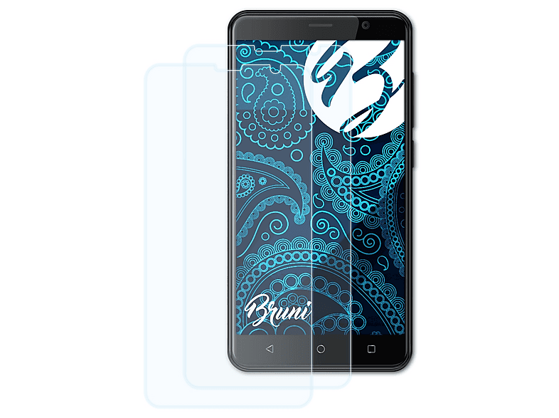 Protecteur D'écran Bruni (x2) Pour Energizer Energy E520 LTE - Anti-rayures - Made In Germany - Neuf