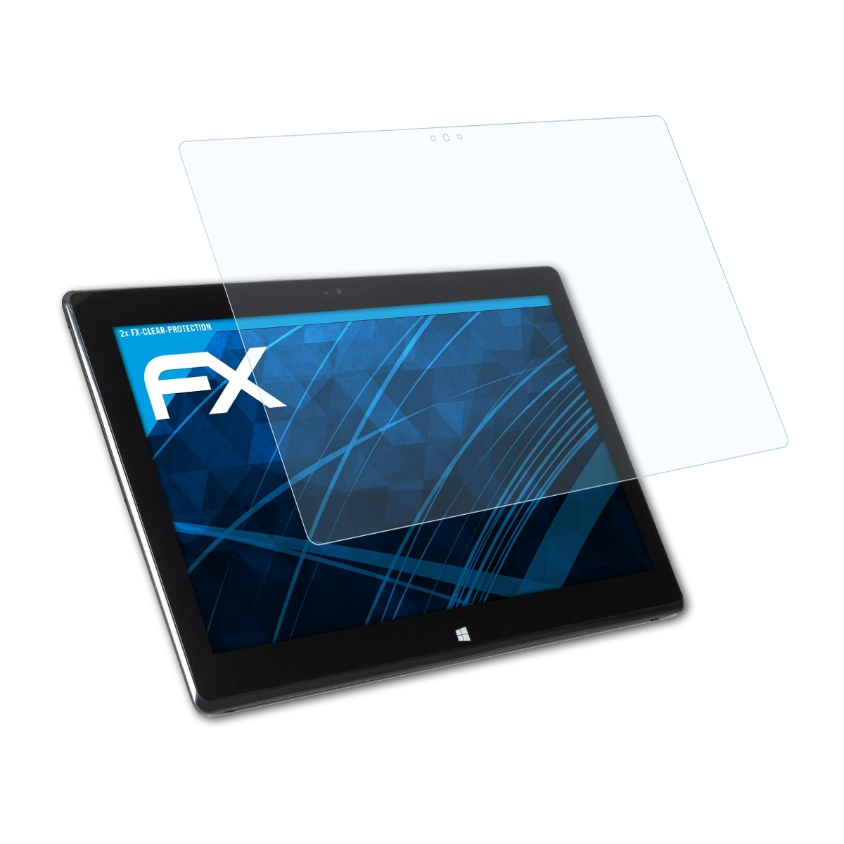 FX-Clear Pad Pro) 1161 ATFOLIX 2x Displayschutz(für Wortmann Terra