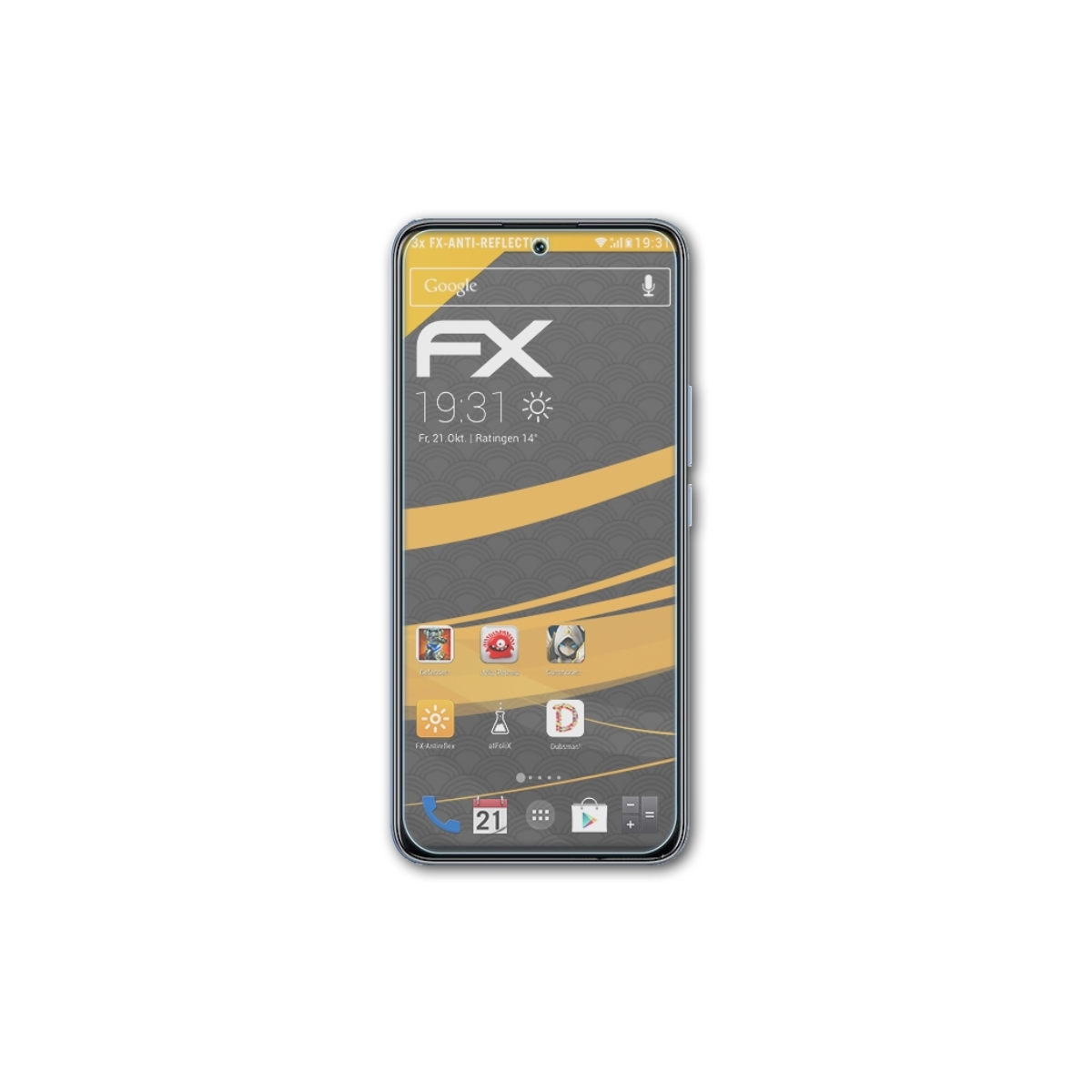 ATFOLIX 18X) Displayschutz(für 3x FX-Antireflex Meizu