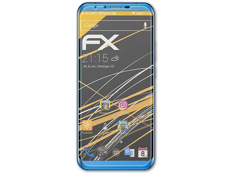 ATFOLIX 3x FX-Antireflex Displayschutz(für ThL Knight 2)