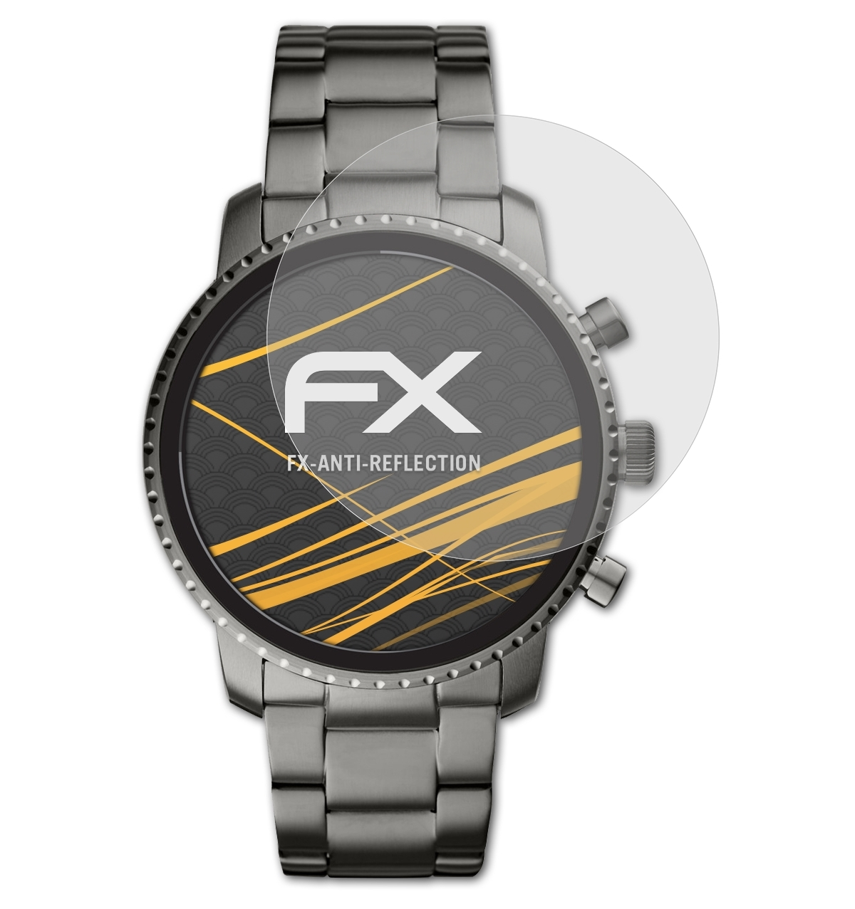 ATFOLIX 3x FX-Antireflex Displayschutz(für Explorist Generation)) Q HR Fossil (4