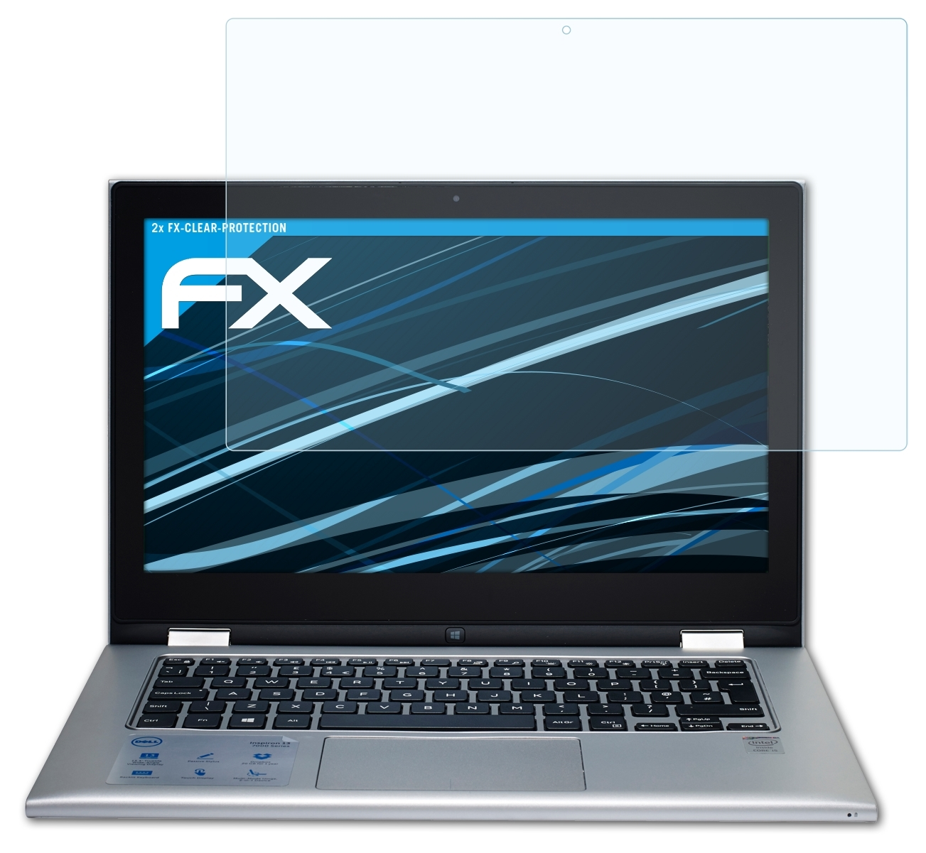 7000 FX-Clear Inspiron ATFOLIX 13 Displayschutz(für Dell (2015)) 2x