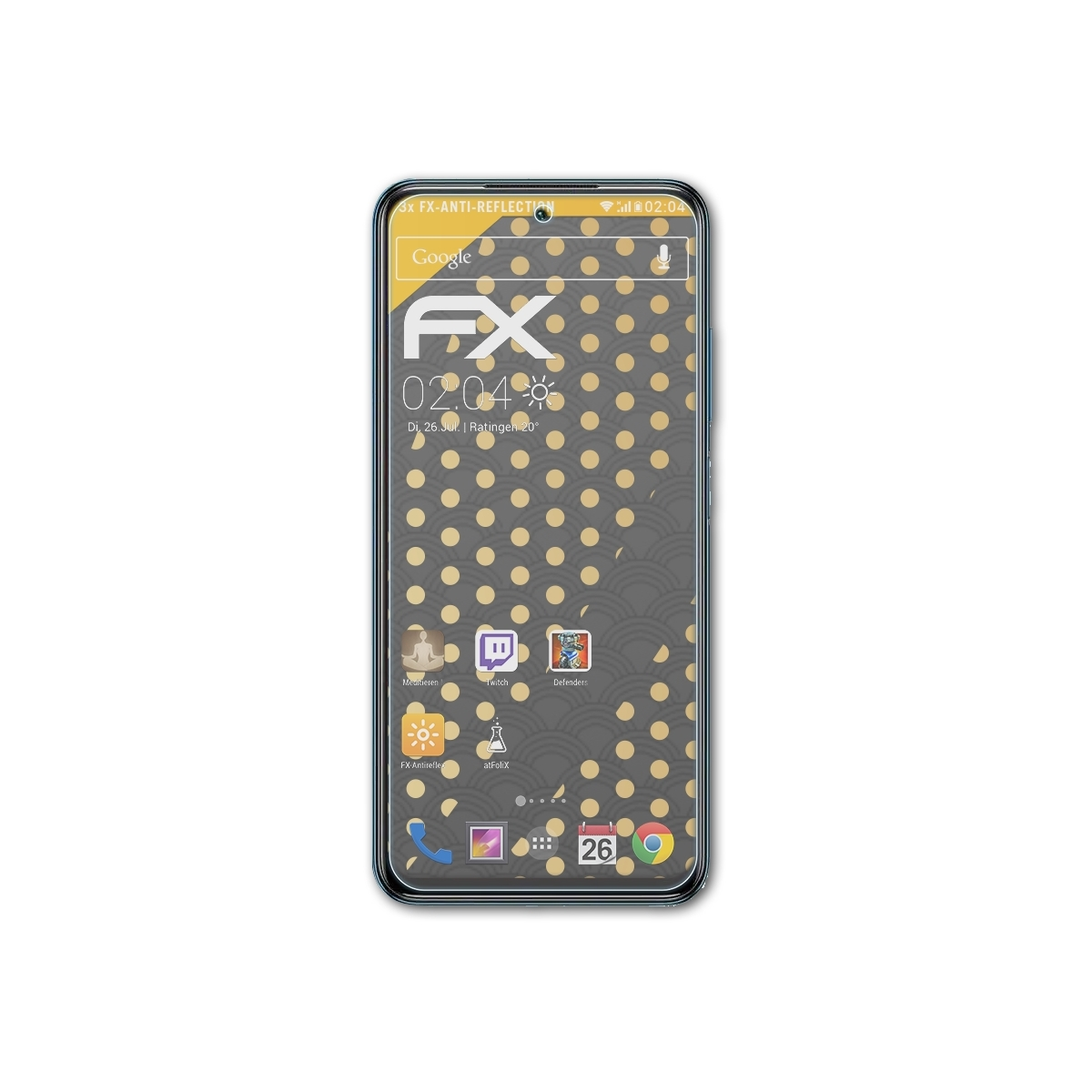 ATFOLIX 3x FX-Antireflex Displayschutz(für Xiaomi Poco Pro) M3