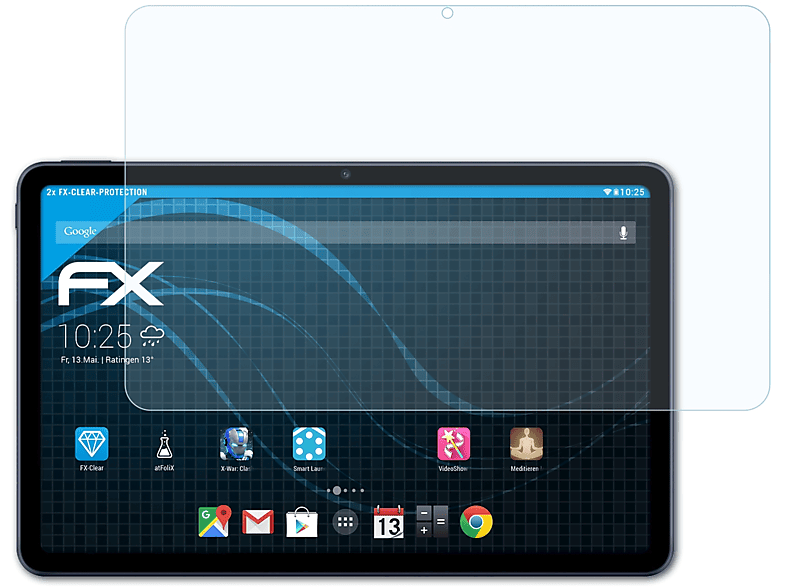 ATFOLIX 2x Displayschutz(für New) FX-Clear Huawei MatePad