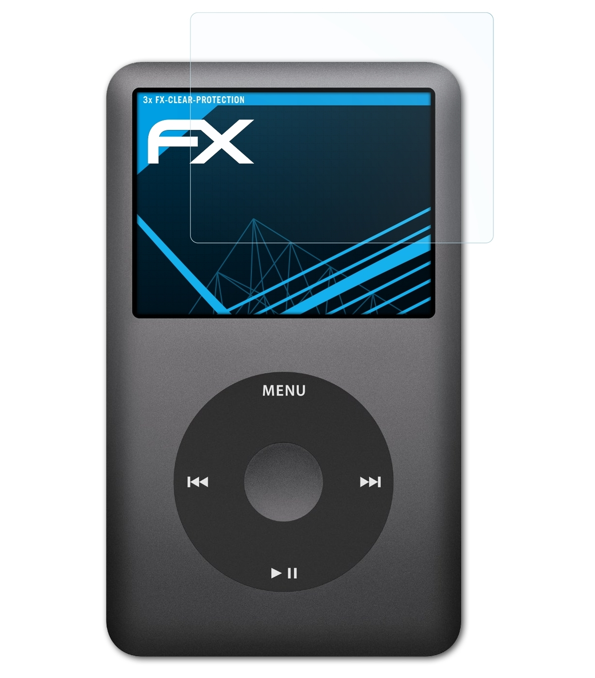 FX-Clear 3x ATFOLIX classic) Apple Displayschutz(für iPod