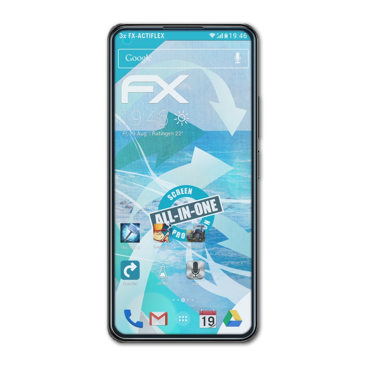 11 3x FX-ActiFleX Lite ATFOLIX Displayschutz(für 5G) Mi Xiaomi