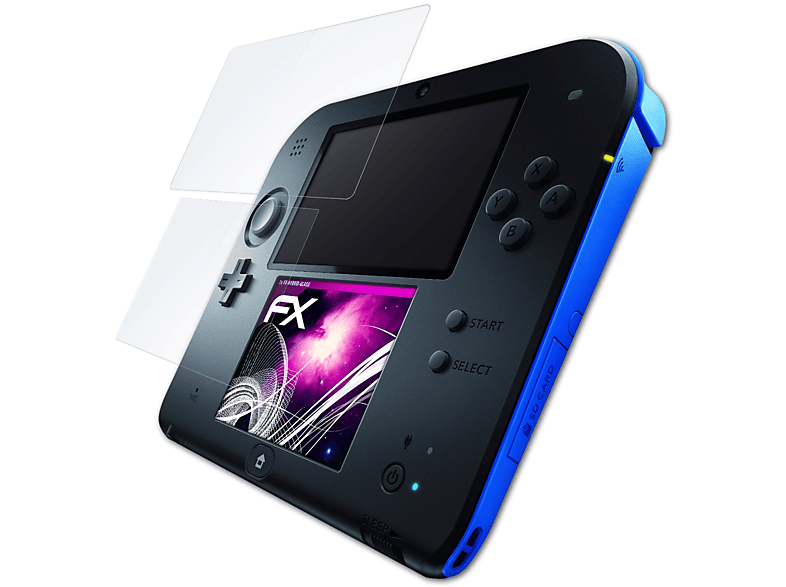 FX-Hybrid-Glass Schutzglas(für Nintendo 2DS) ATFOLIX