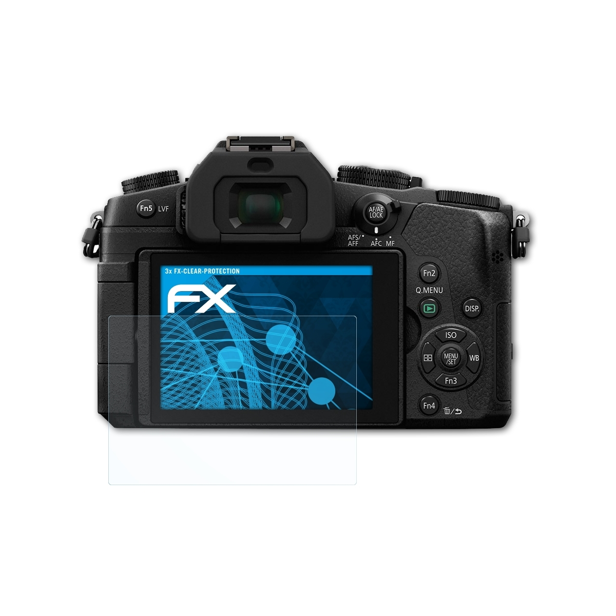 ATFOLIX 3x FX-Clear Displayschutz(für Lumix Panasonic DMC-G81)