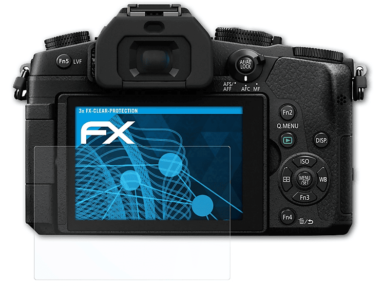 ATFOLIX 3x FX-Clear Displayschutz(für Panasonic Lumix DMC-G81)