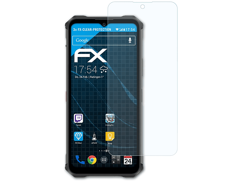 ATFOLIX 3x FX-Clear Displayschutz(für Oukitel WP13) | Displayschutzfolien & Gläser