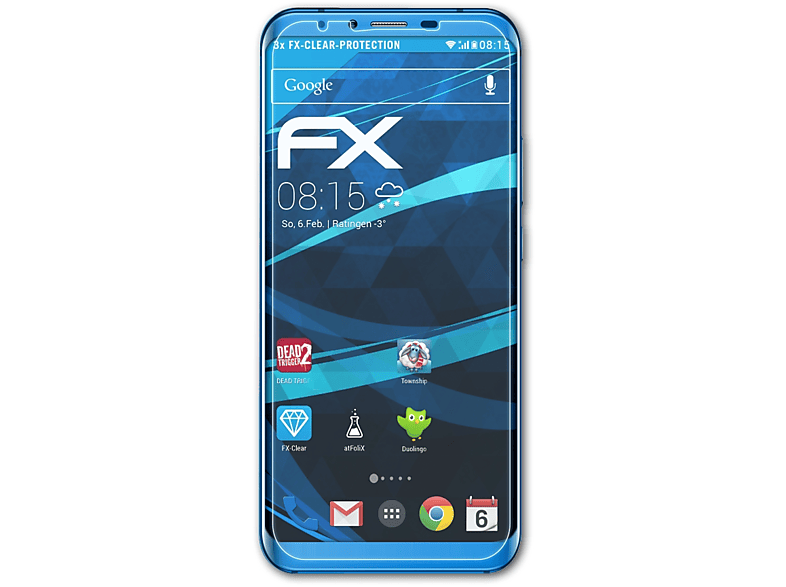 ATFOLIX 3x FX-Clear Displayschutz(für 2) Knight ThL
