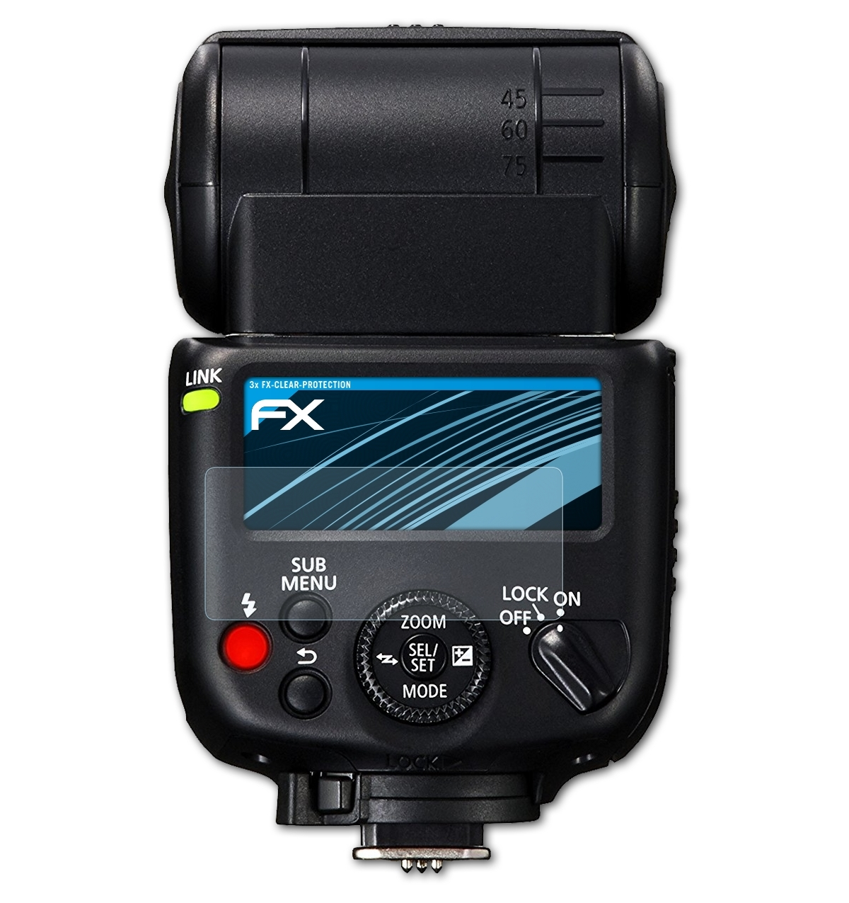 III-RT) Displayschutz(für Speedlite FX-Clear 3x Canon 430EX ATFOLIX